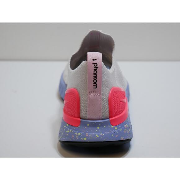 NEW NIKE REACT PHANTOM RUN FLYKNIT 2 SHOES CONFETTI FD0879 001 WOMENS SIZE - 6.5 - Picture 8 of 15